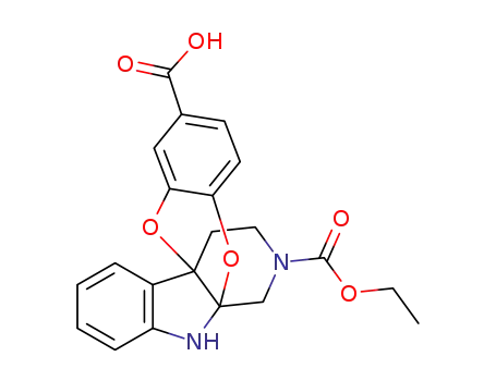 14-(ethoxycarbonyl)-6H-10b,5a-(ethanoiminomethano)benzo[5,6][1,4]dioxino[2,3-b]indole-2-carboxylic acid