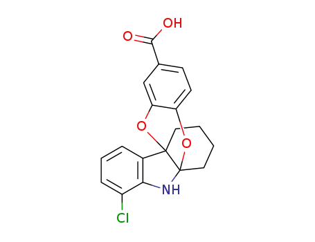 7-chloro-6H-5a,10b-butanobenzo[5,6][1,4]dioxino[2,3-b]indole-2-carboxylic acid