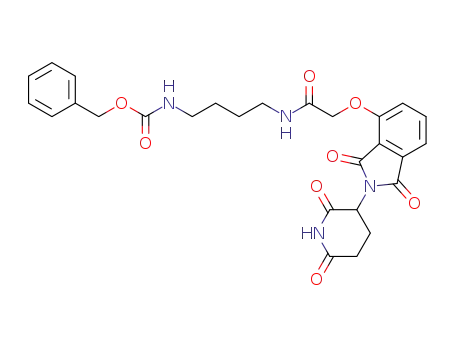 benzyl (4-(2-((2-(2,6-dioxopiperidin-3-yl)-1,3-dioxoisoindolin-4-yl)oxy)acetamido)butyl)carbamate