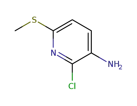2-chloro-6-(methylthio)pyridin-3-amine