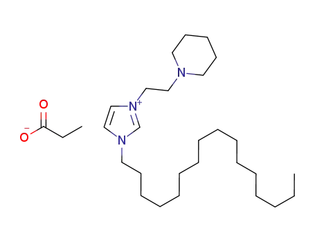 N1-hexadecyl-N3-(2-piperidylethyl)imidazolium propionate