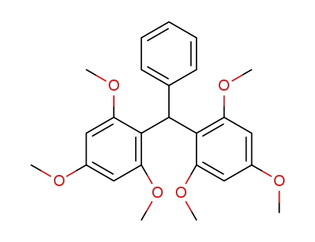 Molecular Structure of 54921-79-8 (BENZENE, 1,1'-(PHENYLMETHYLENE)BIS[2,4,6-TRIMETHOXY]-)