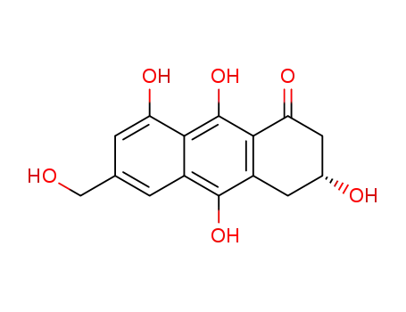 (R)-3,8,9,10-tetrahydroxy-6-(hydroxymethyl)-3,4-dihydroanthracen-1(2H)-one