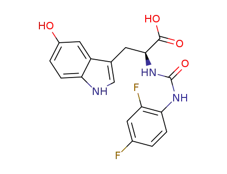 2-(3-(2,4-difluorophenyl)ureido)-3-(5-hydroxy-1H-indol-3-yl)propanoic acid
