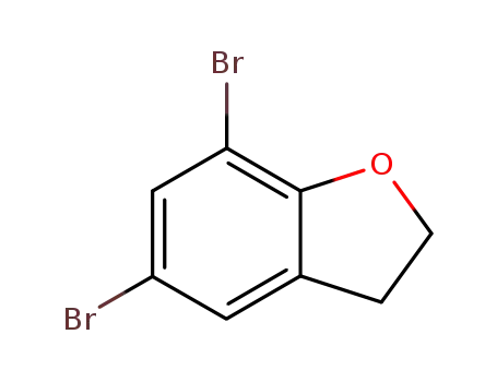 Molecular Structure of 123266-59-1 (5,7-DIBROMO-2,3-DIHYDROBENZOFURAN)