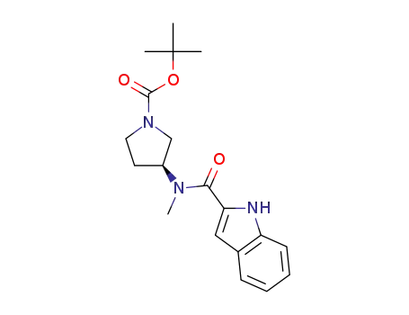 tert-butyl (3S)-3-[1H-indole-2-carbonyl(methyl)amino]pyrrolidine-1-carboxylate