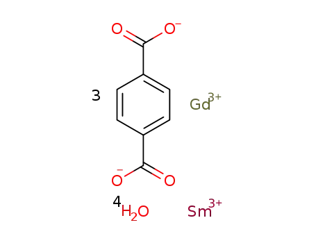 (Sm0.5Gd0.5)2(benzene-1,4-dicarboxylate)3(H2O)4