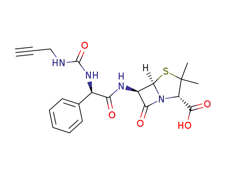 (2S,5R,6R)-3,3-dimethyl-7-oxo-6-[[(2R)-2-phenyl-2-(prop-2-ynylcarbamoylamino)acetyl]amino]-4-thia-1-azabicyclo[3.2.0]heptane-2-carboxylic acid