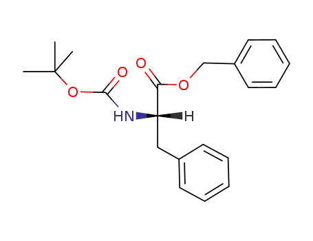 Molecular Structure of 66617-58-1 (BOC-PHE-OBZL)