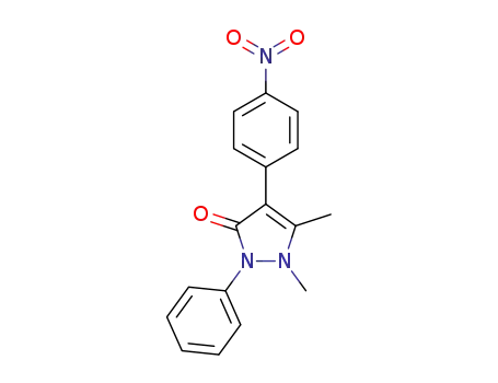 1,5-dimethyl-4-(4-nitrophenyl)-2-phenyl-1H-pyrazol-3(2H)-one