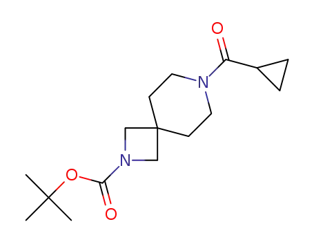 tert-butyl 7-(cyclopropanecarbonyl)-2,7-diazaspiro[3.5]nonane-2-carboxylate