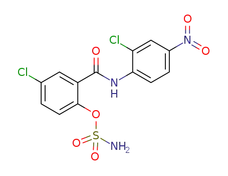 4-chloro-2-((2-chloro-4-nitrophenyl)carbamoyl)phenyl sulfamate
