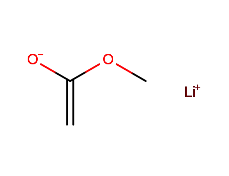 Acetic acid, methyl ester, ion(1-), lithium