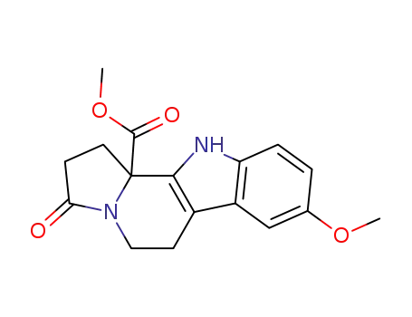 methyl 8-methoxy-2,3,5,6,11,11b-hexahydro-3-oxo-1H-indolizino<8,7-b>indole-11b-carboxylate