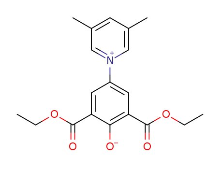 4-(3,5-dimethylpyridinium-1-yl)-2,6-bis(ethoxy-carbonyl)phenolate