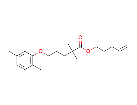 pent-4-en-1-yl 5-(2,5-dimethylphenoxy)-2,2-dimethylpentanoate