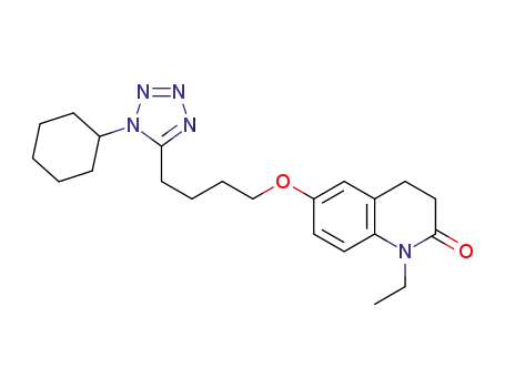 6-(4-(1-cyclohexyl-1H-tetrazol-5-yl)butoxy)-1-ethyl-3,4-dihydroquinolin-2(1H)-one