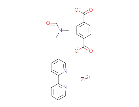 {[Zn(1,4-benzenedicarboxylato)(2,2'-bipyridine)]·N,N-dimethylformamide}n