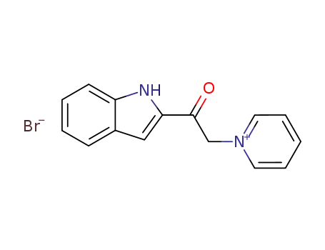 1-(2-indol-2-yl-2-oxo-ethyl)-pyridinium; bromide