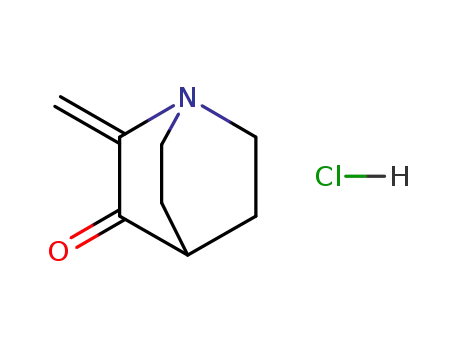 1-Azabicyclo[2.2.2]octan-3-one,2-methylene-, hydrochloride (1:1)