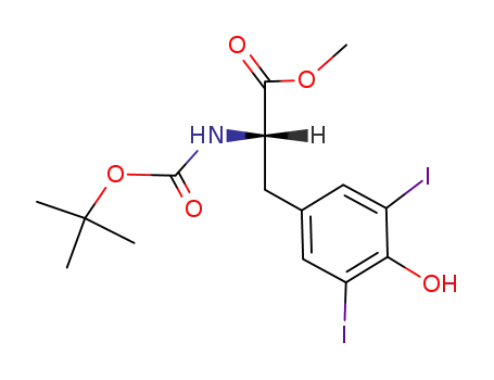 (S)-methyl 2-((tert-butoxycarbonyl)amino)-3-(4-hydroxy-3,5-diiodophenyl)propanoate