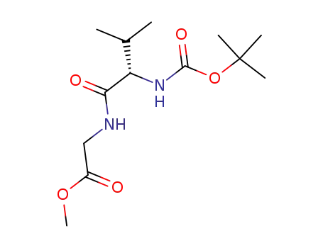 methyl 2-((2S)-2-((tert-butoxycarbonyl)amino)-3-methylbutanamido)acetate