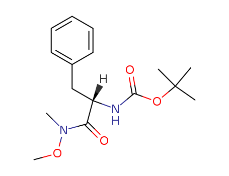 Carbamic acid,N-[(1S)-2-(methoxymethylamino)-2-oxo-1-(phenylmethyl)ethyl]-, 1,1-dimethylethylester