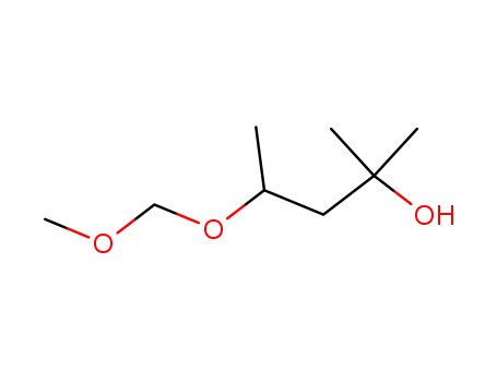 Molecular Structure of 89449-96-7 (2-Pentanol, 4-(methoxymethoxy)-2-methyl-)