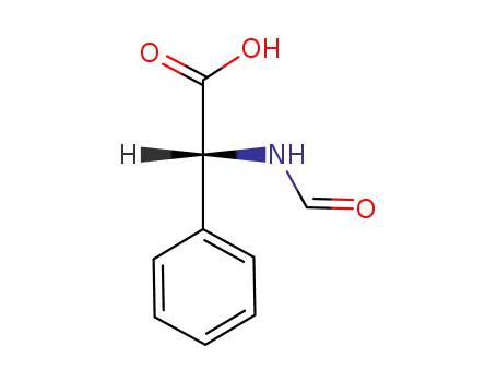 Benzeneacetic acid, a-(formylamino)-, (aR)-