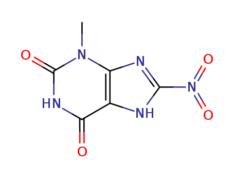 1H-Purine-2,6-dione, 3,7-dihydro-3-methyl-8-nitro-