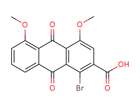 4-Bromo-3-carboxy-1,8-dimethoxy-9,10-anthraquinone