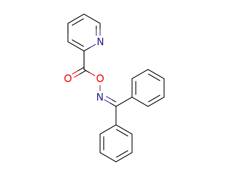 Molecular Structure of 93845-11-5 (Methanone, diphenyl-, O-(2-pyridinylcarbonyl)oxime)