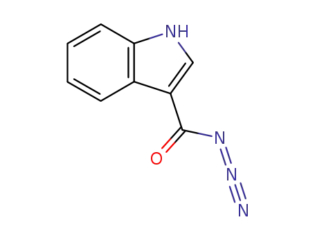 1H-indole-3-carbonyl azide