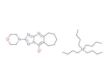 6,7,8,9,10,11-hexahydro-2-morpholinocyclohepta<1,2,4>triazolo<1,5-a>pyrimidin-5-one tetrabutylammonium salt