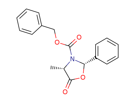 (2S,4S)-3-Benzyloxycarbonyl-4-methyl-2-phenyl-1,3-oxazolidin-5-one
