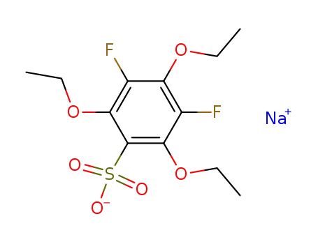 Sodium; 2,4,6-triethoxy-3,5-difluoro-benzenesulfonate