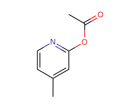 Molecular Structure of 108168-80-5 (2-Pyridinol, 4-methyl-, acetate (ester))