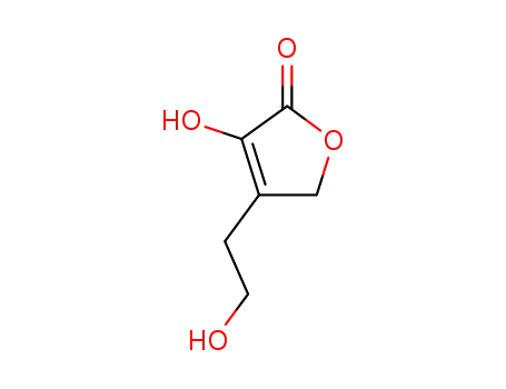Molecular Structure of 114533-59-4 (2(5H)-Furanone, 3-hydroxy-4-(2-hydroxyethyl)-)