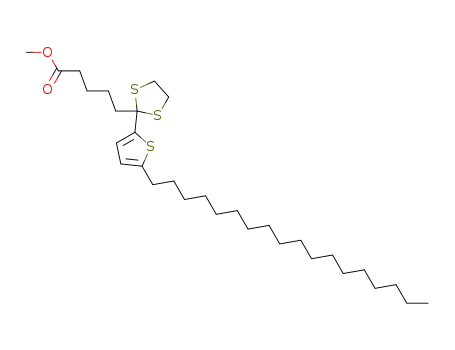 5-[2-(5-Octadecyl-thiophen-2-yl)-[1,3]dithiolan-2-yl]-pentanoic acid methyl ester