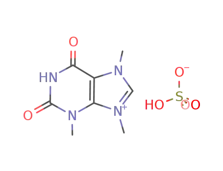 3,7,9-trimethylxanthinium hydrogensulfate