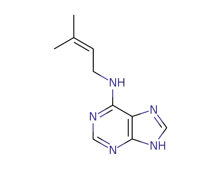 Molecular Structure of 2365-40-4 (N6-(delta 2-Isopentenyl)-adenine)
