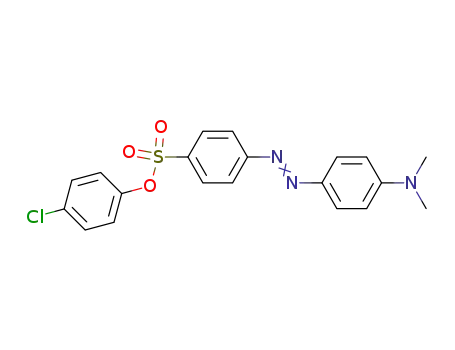 4-(4-Dimethylamino-phenylazo)-benzenesulfonic acid 4-chloro-phenyl ester