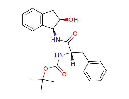 (S)-2-(tert-butoxycarbonylamino)-N-((1S,2R)-2-hydroxy-1-indanyl)-3-phenylpropanamide