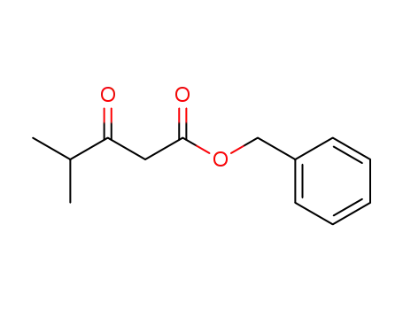 Molecular Structure of 94250-56-3 (Pentanoic acid, 4-methyl-3-oxo-, phenylmethyl ester)