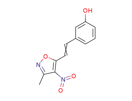 3-[(E)-2-(3-Methyl-4-nitro-isoxazol-5-yl)-vinyl]-phenol