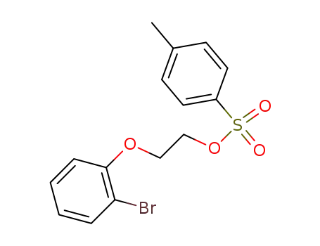 Molecular Structure of 94897-00-4 (Ethanol, 2-(2-bromophenoxy)-, 4-methylbenzenesulfonate)