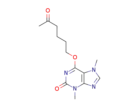 3,7-Dihydro-3,7-dimethyl-6-[(5-oxohexyl)oxy]-2H-purin-2-one