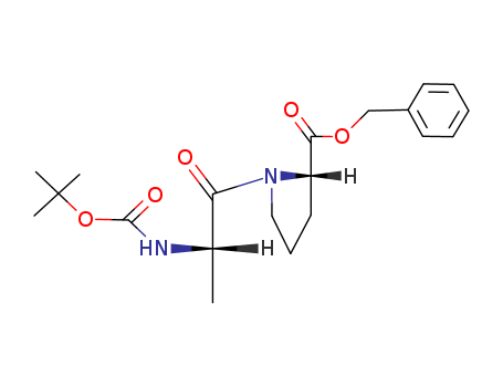 L-Proline, 1-[N-[(1,1-dimethylethoxy)carbonyl]-L-alanyl]-, phenylmethyl
ester