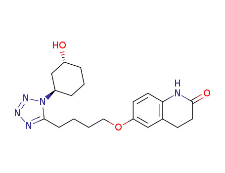3,4-Dihydro-6-<4-<1-(trans-3-hydroxycyclohexyl)-1H-tetrazol-5-yl>butoxy>-2(1H)-quinolinone