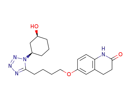 3,4-Dihydro-6-<4-<1-(cis-3-hydroxycyclohexyl)-1H-tetrazol-5-yl>butoxy>-2(1H)-quinolinone